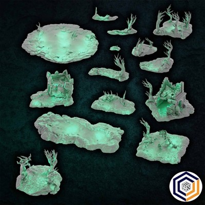 Swamp of Death MESBG Conquest Creations Fantasy Tabletop 28mm Lord of the Rings