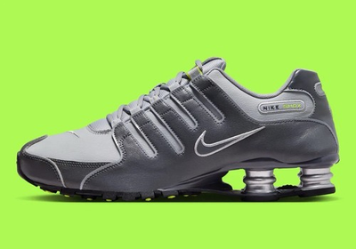 #ad Nike Shox NZ Dark Wolf Grey Volt Athletic Running Sneakers 378341 009 Mens Sizes $79.97