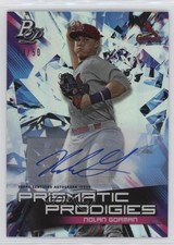 2019 Bowman Platinum Wal-Mart Prismatic Prodigies /50 Nolan Gorman Auto 4f5