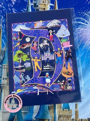 2026 Disney Parks Kenny Yamada Love Of Disneyland Pluto Goofy 5x7'' Postcard