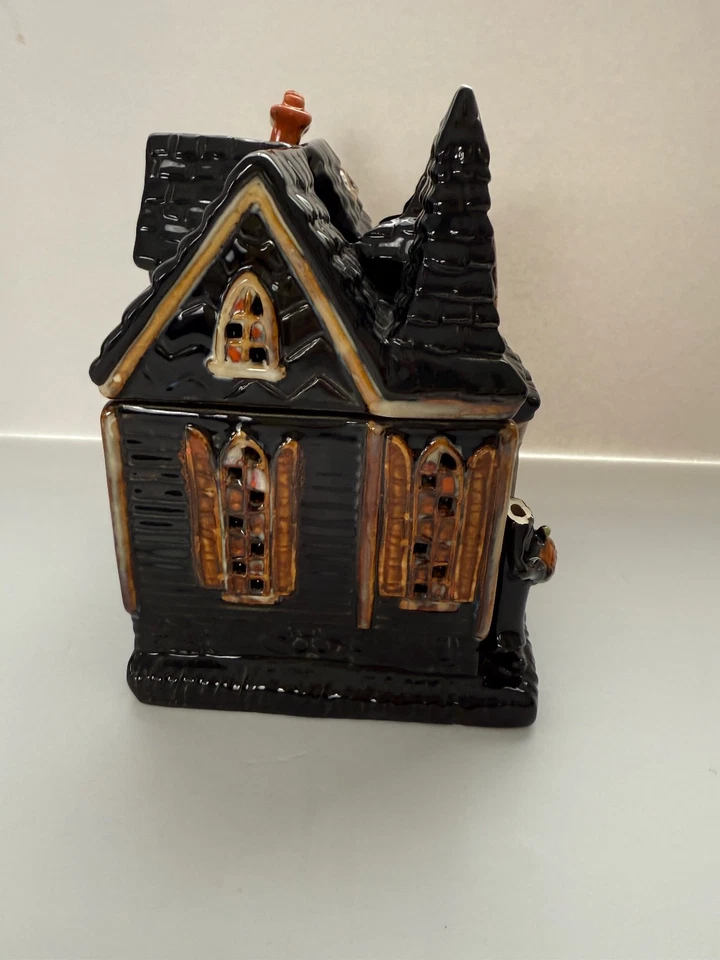 Yankee Candle BONEY BUNCH Haunted House Candle Holder Halloween 2010 - READ - Image 2 of 4