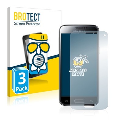 3x Panzerfolie Schutzglas matt für Samsung Galaxy S5 Mini SM-G800F schutz