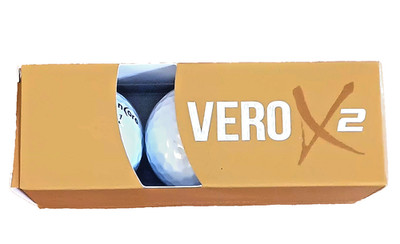 ONCORE VERO X2 GOLF BALLS - 1 SLEEVE 3 BALLS WHITE - NEW - TRY A SLEEVE FIRST!