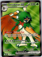 Decidueye ex 100/088 Holo Ultra Rare Perfect Order Pokemon Near Mint
