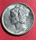 1942 US Mercury SILVER Dime "Philadelphia" Mint! Choice AU! SHARP! Old US Coin!