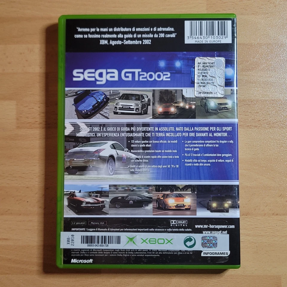 Sega Gt 2002 Xbox Pal Ita - Immagine 2 di 4