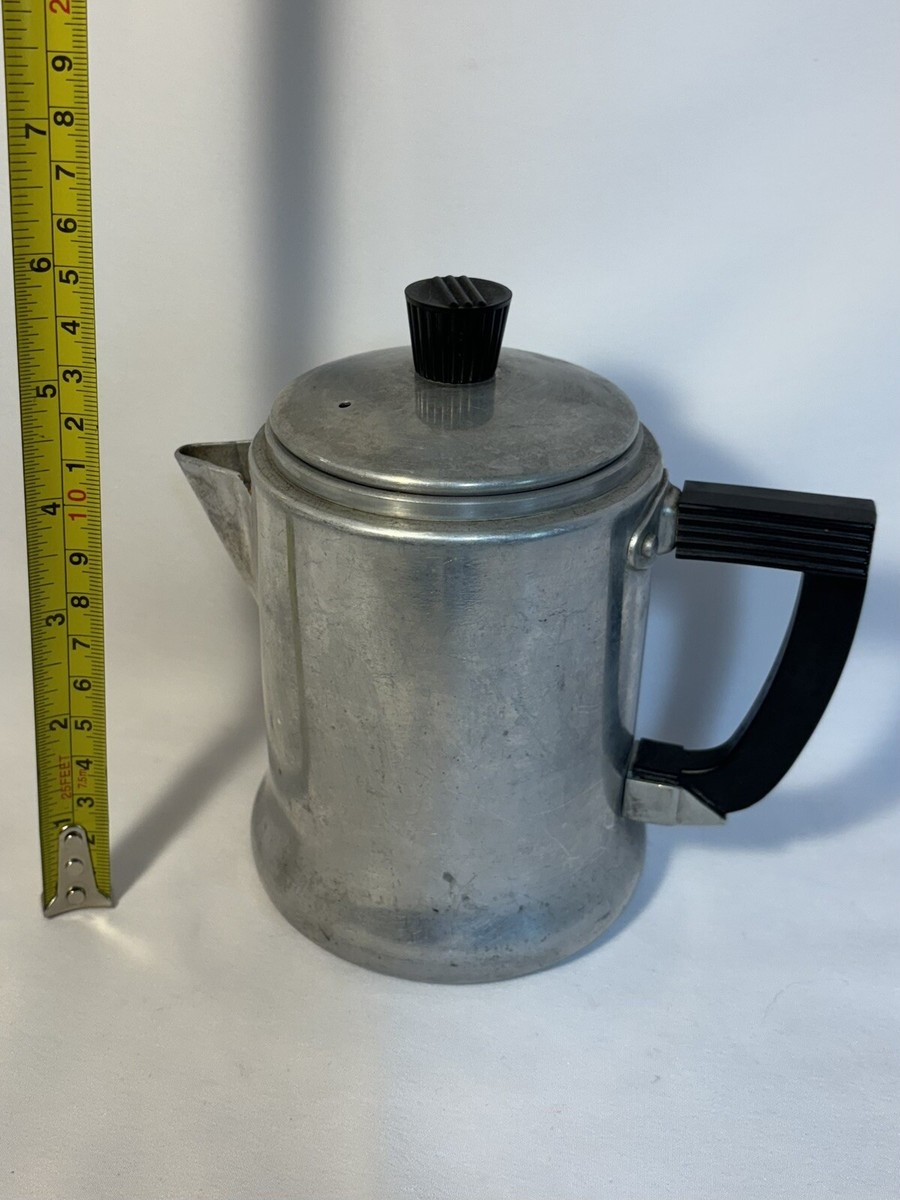 Vintage Wear-Ever 6 Inch Aluminum Coffee Pot ~ Toy ? ~ No
