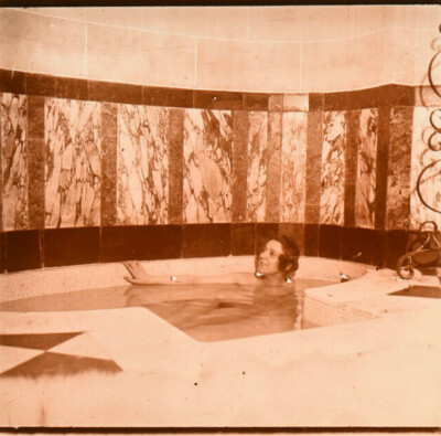  Stereo View on Glass, Erotic, Female Nude, Atrium Series J. Richard 5