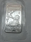 1/2 oz Silver Bar - 2016 Lunar Year of the Monkey 0.999 Fine