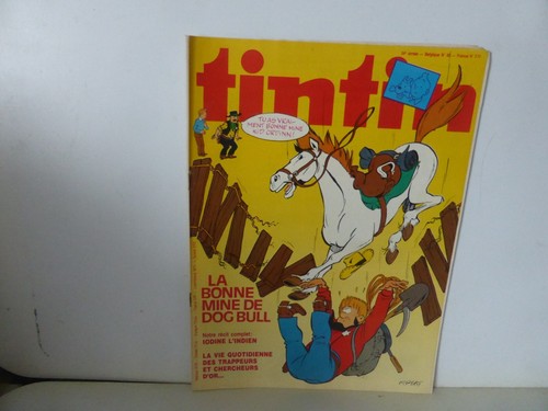 JOURNAL DE TINTIN EF 210 EB 38 14 septembre 1979 Tibet, Goscinny, Chick Bill - Foto 1 di 2