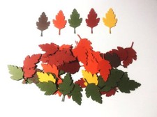 AUTUMN FALL LEAVES LOT OF 200 CONFETTI DIE CUTS EMBELLISHMENTS SCRAPBOOKING 567