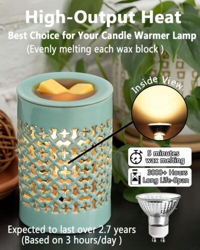 25 Watt Replacement Bulb Candle Warmer Scent Wax Burner Fragrance Melt 120V/GU10 - Picture 5 of 8