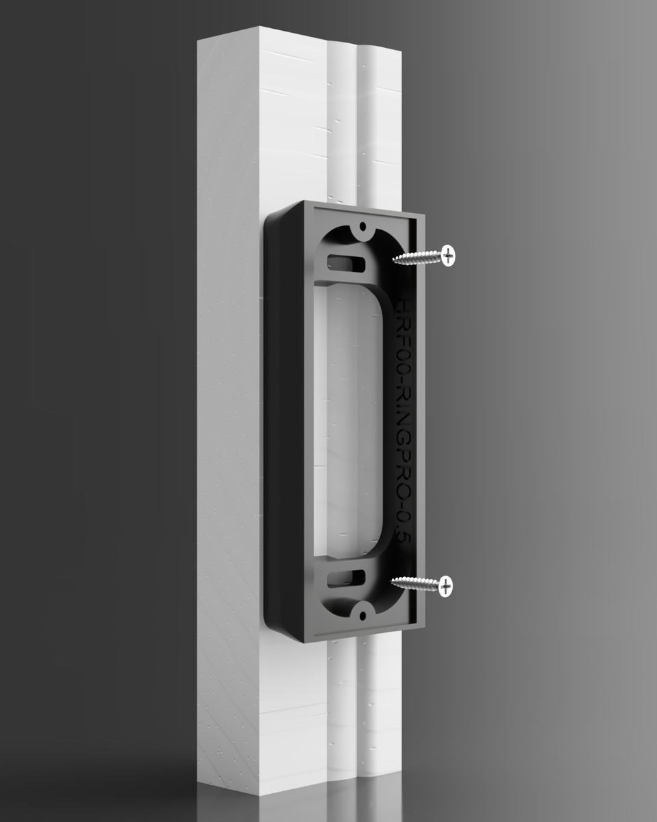 Ring Wired Doorbell PLUS Brick Mold Adapter Mount, Easy Install Spacer