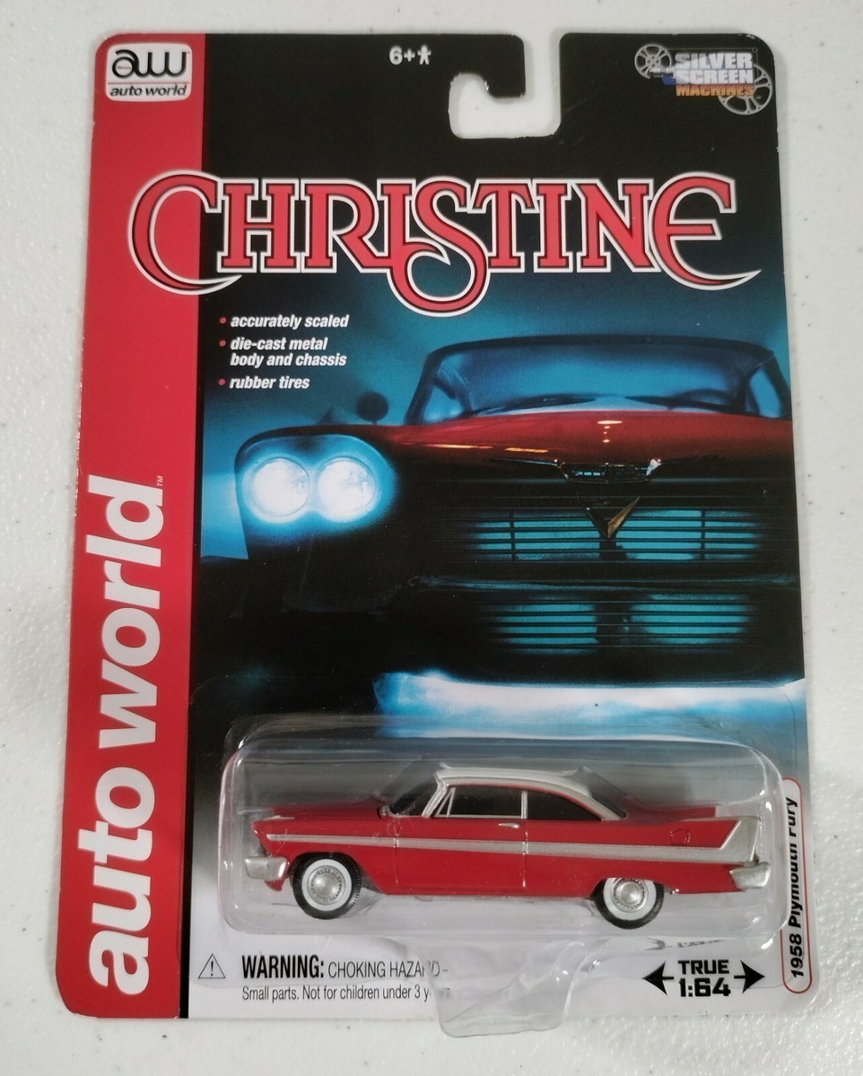 Christine 1958 Plymouth Fury AUTO WORLD DIE-CAST 1:64 CAR