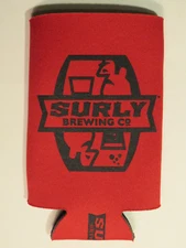 Insulated Beer Bottle Can Holder Koozie: SURLY Brewing Co ~ Minneapolis, MN