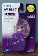 Philips Avent Soothie Pacifier 0-3 Months SCF190 - New Sealed