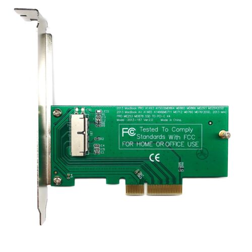 NEW Apple PCIe SSD Adapter Card Single Slot x4 Apple Mac Pro 1,1-5,1 2006-2012 - Afbeelding 1 van 1
