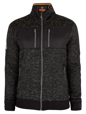 Superdry Men's Storm Track Top Jacket Gritty Black Sizes: S XXL