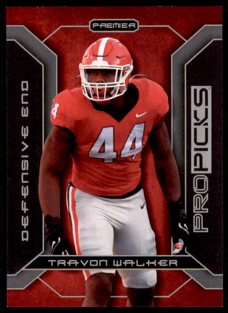 TRAVON WALKER 2022 Pro Picks Premier Rookie Card RC #PP-41