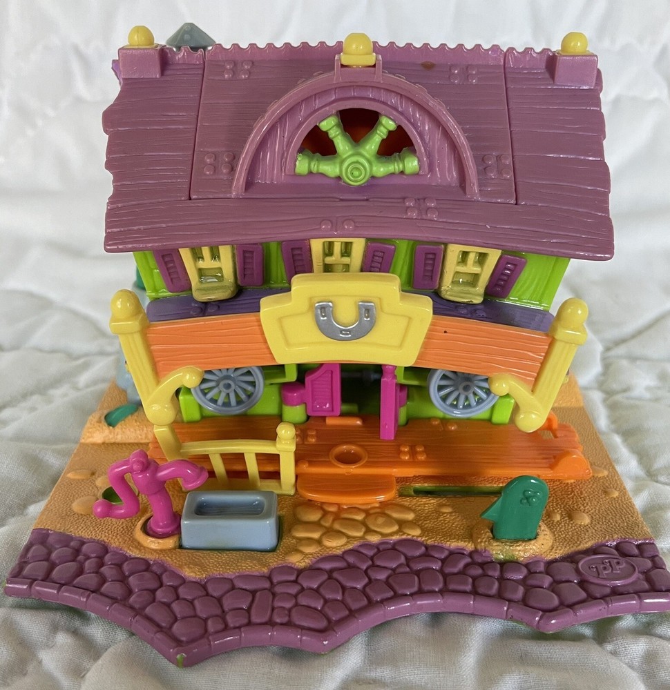 Polly Pocket Light-Up-Horse-House, Lite Works Collectible