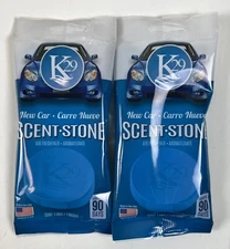 Scent Stones-K29 Keystone Air Freshener -NEW CAR (2 Stones) Las Pastillas.
