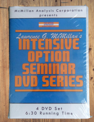 Lawrence McMillan's Intensive Option Seminar 4 DVD Series Options Trading Course