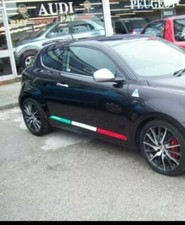 Alfa Romeo Mito racing stripes graphics stickers decals Italian flag