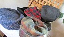 ASSORTED VINTAGE WOOLEN NEWSBOY / BASEBALL CAPS sold individually 