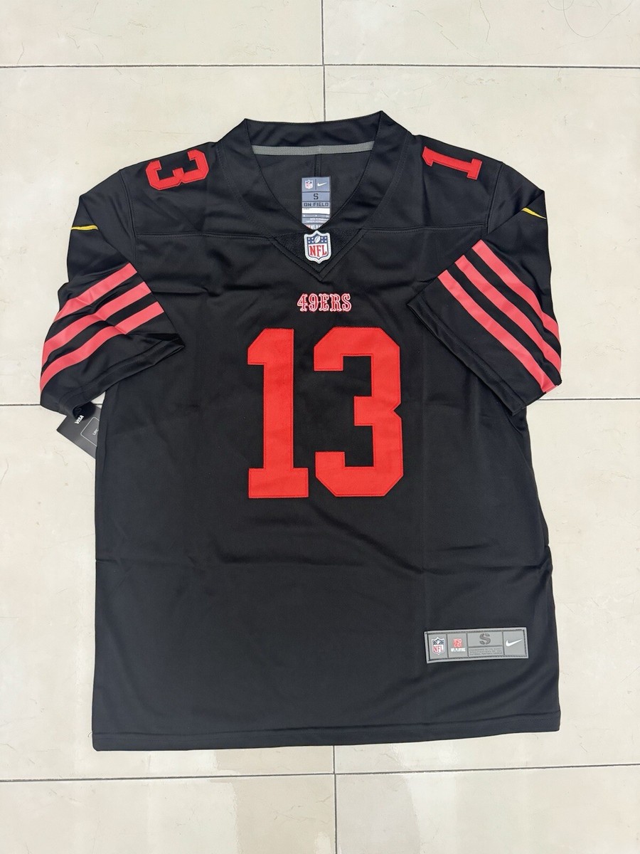 San Francisco 49ers Brock Purdy #13 Black Stitched Men Size