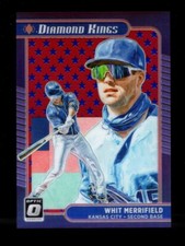2021 OPTIC DIAMOND KINGS LIBERTY PRIZM #9 WHIT MERRIFIELD 34/45 ROYALS