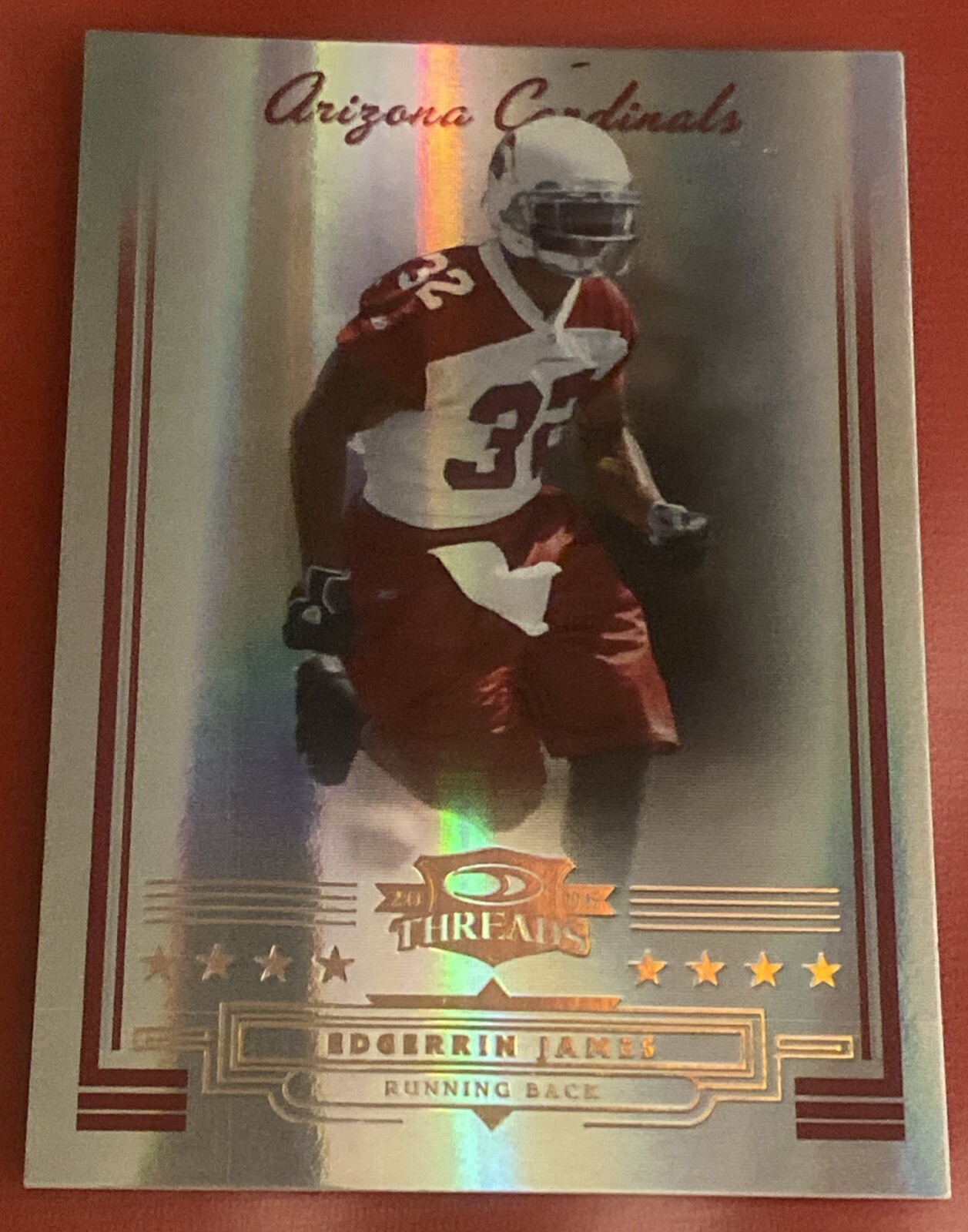 Edgerrin James 2006 Donruss Threads #49 Cardinals #183/250 Football Card