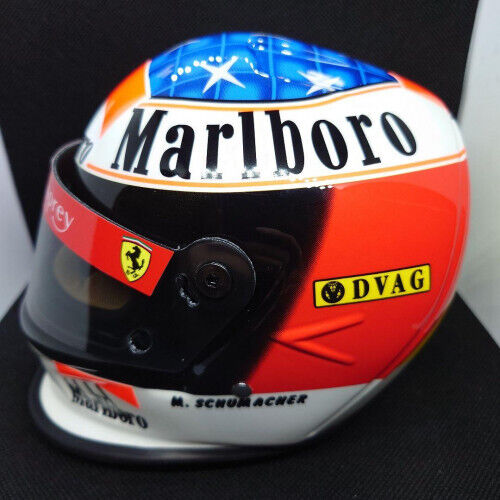 1/2 ヘルメット M.シューマッハ フェラーリ1996年スペイン マルボロ仕様 Michael Schumacher Ferrari 1/2 Helmet 1996 Spain Marlboro