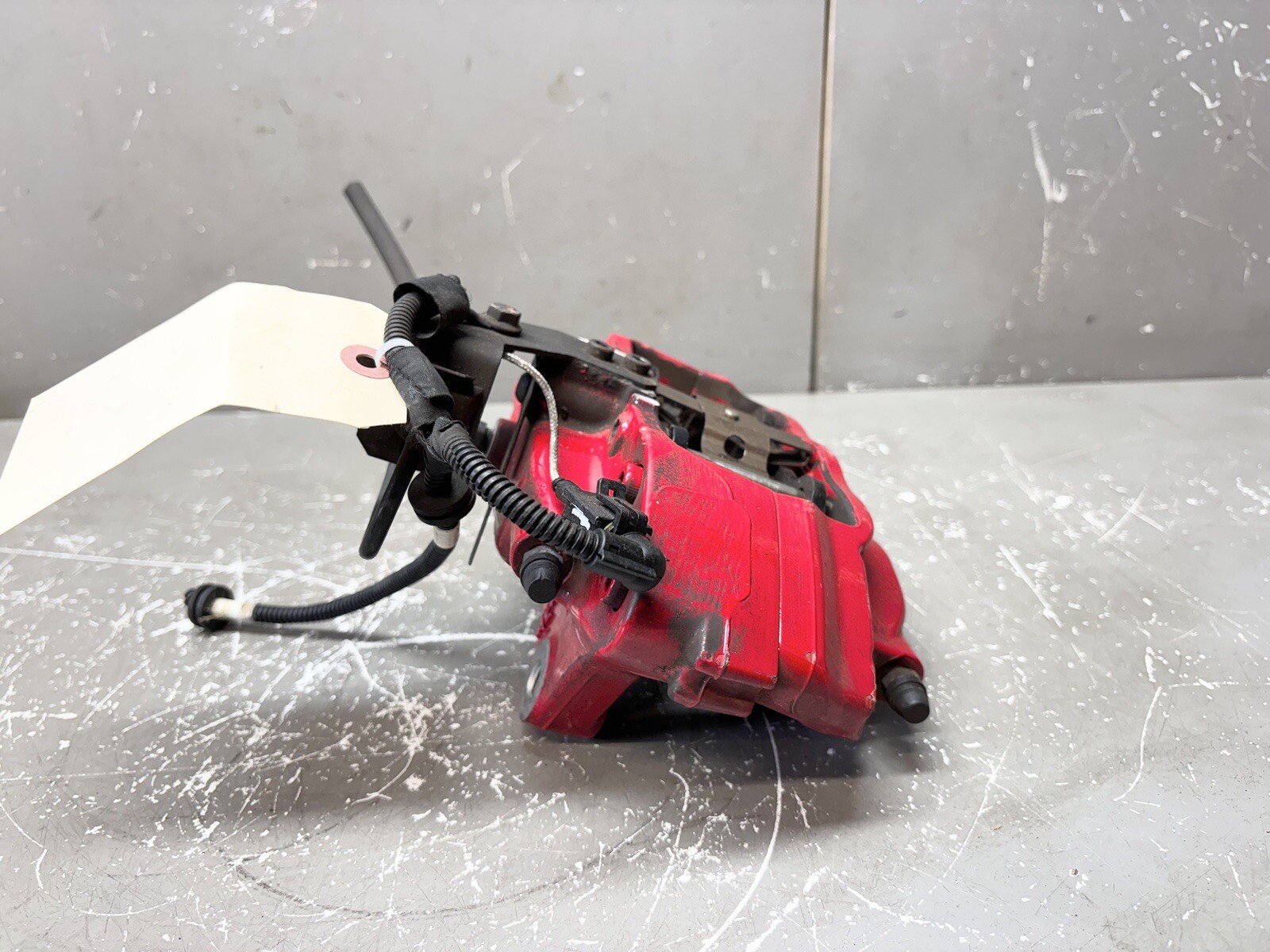 ⭐️2014-2016 MASERATI QUATTROPORTE GHIBLI S Q4 REAR LEFT BRAKE CALIPER | RED OEM