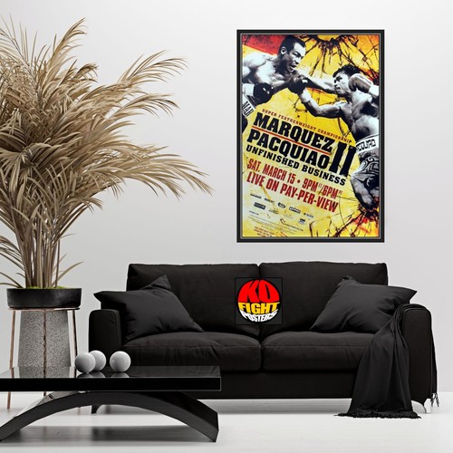 MANNY PACQUIAO vs. JUAN MANUEL MARQUEZ (2) Original HBO Boxen Poster AUKT - Bild 14 von 20