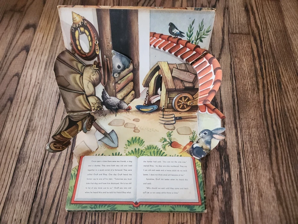 Vintage 1960 The Runaways and The Robbers Children's Pop-Up Book - Image 2 of 4