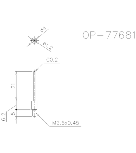 1 pieza KEYENCE OP-77681 NUEVO - Imagen 2 de 2