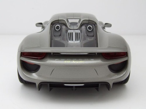 WELLY - PORSCHE 918 Spyder 2012 grey - 1/18 - WEL18051W - Picture 6 of 7