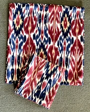 Set 2 Ralph Lauren Southwest Ikat Boho Throw Pillow Covers 100% Cotton 20" NWOT