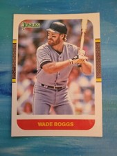 2021 Panini Donruss Baseball Base Retro 1987 #238 Wade Boggs Boston Red Sox