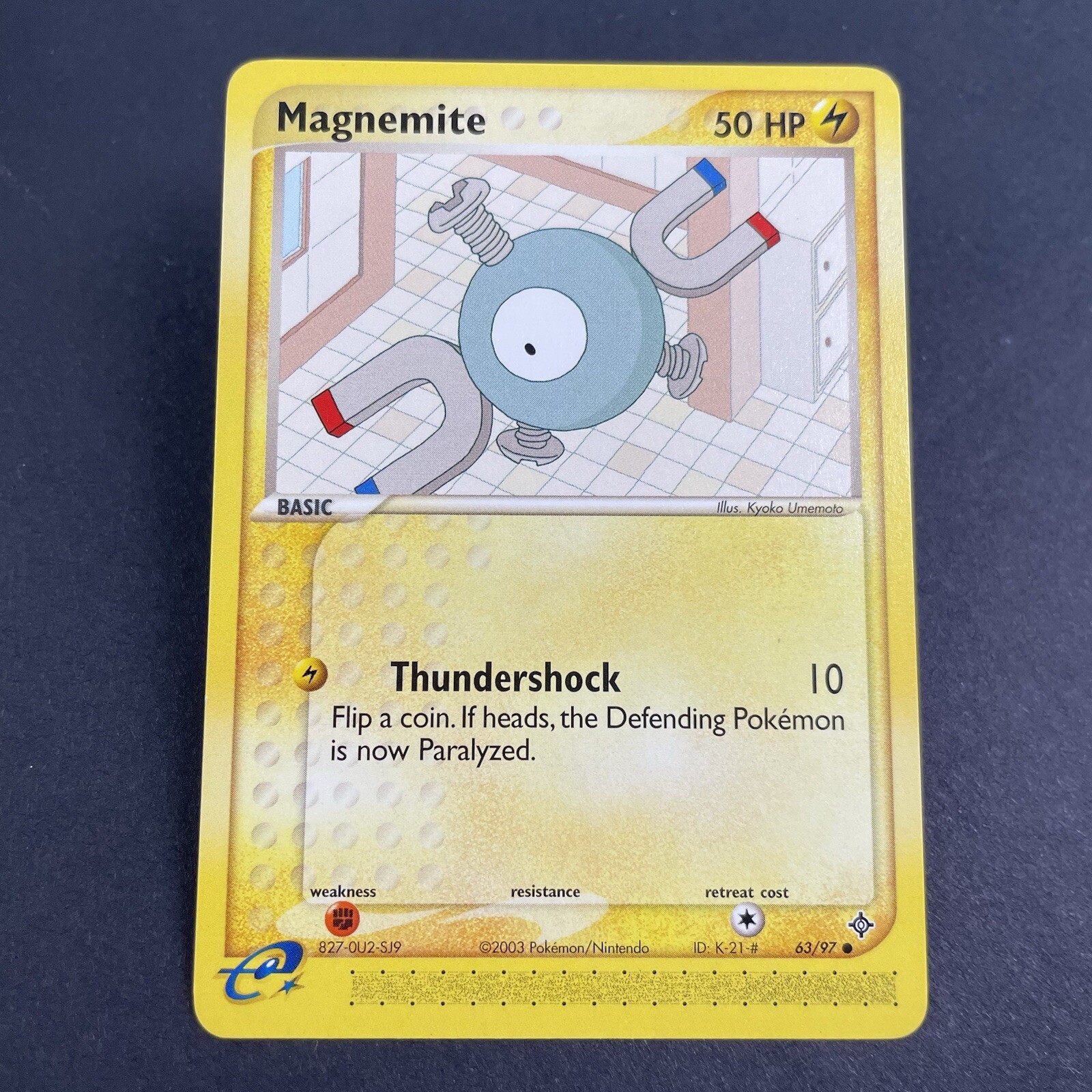 Magnemite 63/97 Near Mint Dragon Common Pokemon TCG Normal 2003