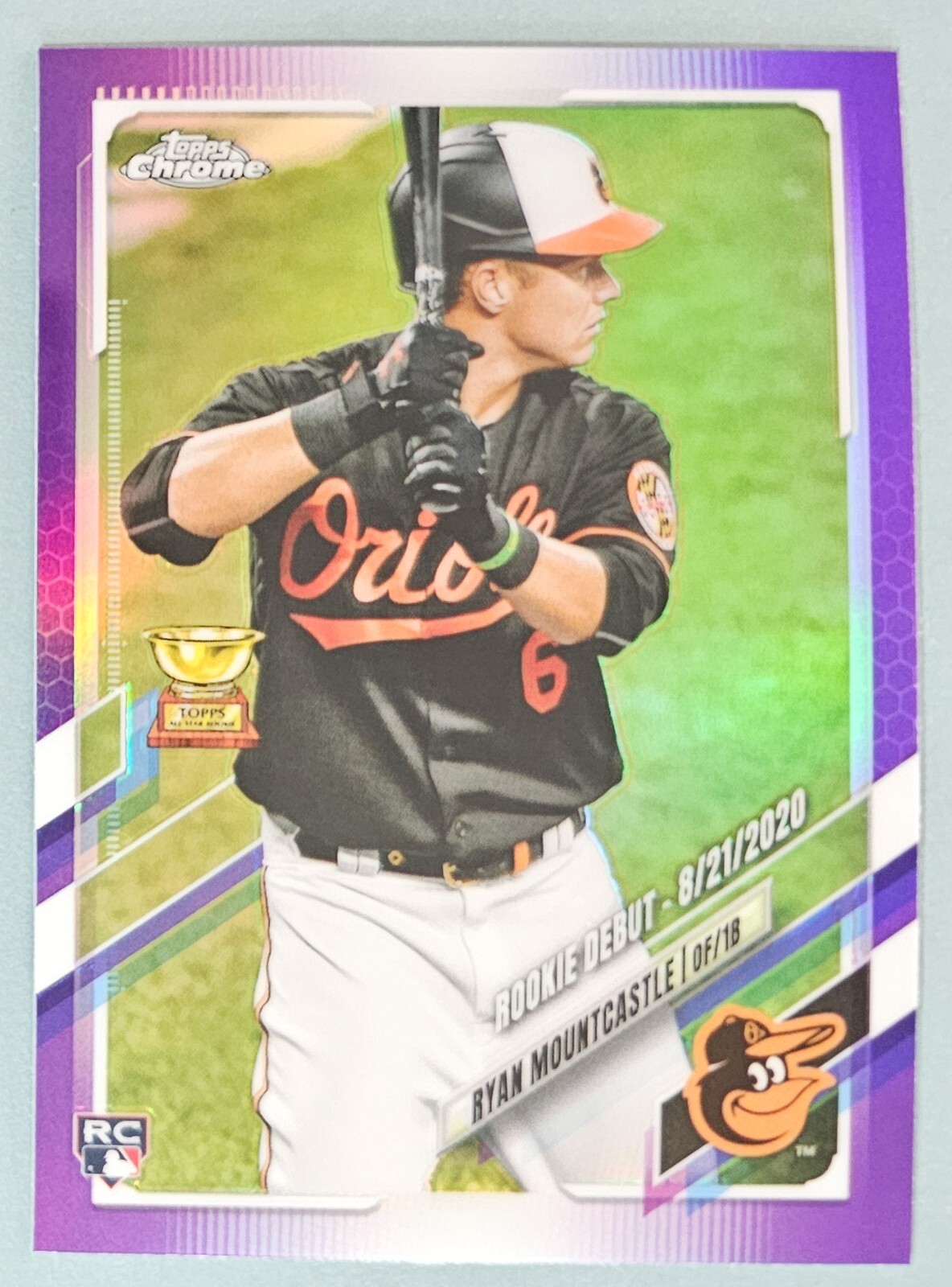 2021 Topps Chrome Update #USC39 Ryan Mountcastle Cup Purple Refractor