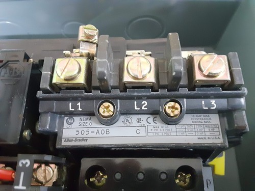 ALLEN-BRADLEY 505-AAB REVERSING STARTER - Picture 4 of 8