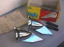 Vintage Hella Car Lightweigt Plastic Rally Mirrors Talbot Spiegel - Nos Vintage Hella Car Lightweigt Plastic Rally Mirrors Talbot Spiegel - Nos