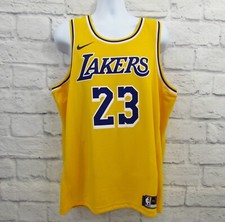 Nike LeBron James Icon Swingman Men's Jersey Los Angeles Lakers LA 52 XL