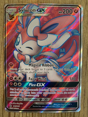 Pokemon Card Sylveon GX 140 / 145 , Trading Cards *Very Good Condition