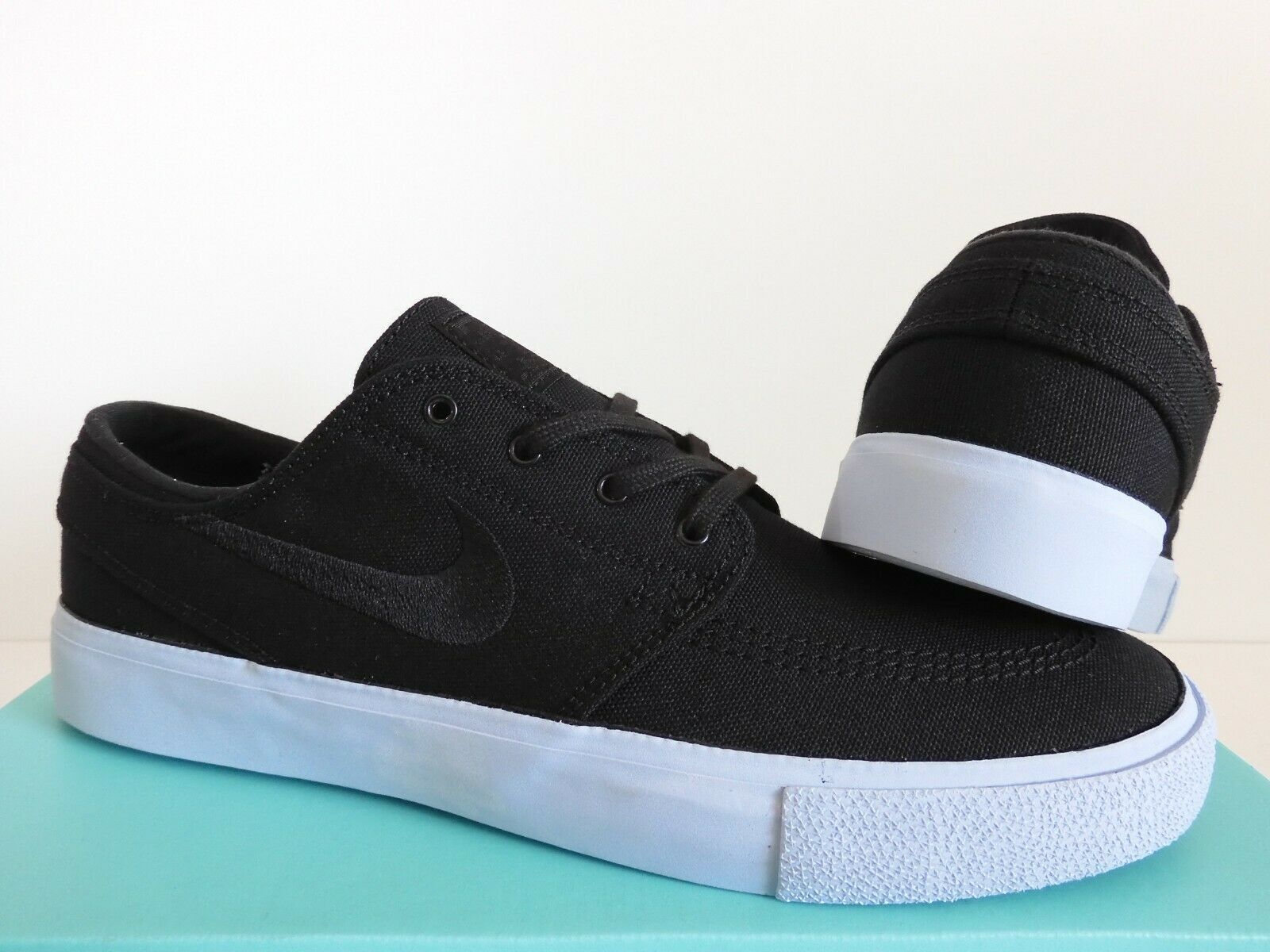 Nike SB Stefan Janoski Canvas RM Black Armory Blue AR7718-008 sz Men&#039;s Skate | eBay