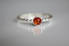Natural Baltic Amber Ring 925 Sterling Silver Handmade Ring Engagement Ring