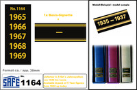 Jahreszahlen-1965-1966-1967-1968-1969-Signetten-Aufkleber SAFE-1164