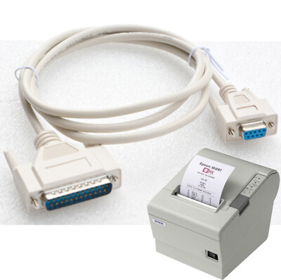 SERIAL CABLE PRINTERCABLE FOREPSON TM-T88II TM-T88III SAMSUNG POS PRINTER NEU