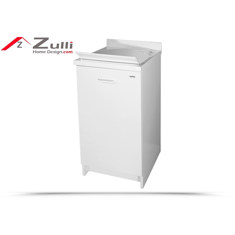 LAVATOIO MONTEGRAPPA EDILLA 45X50 DX BIANCO MANIGLIA BIANCA CON FONDO ALLUMINIO